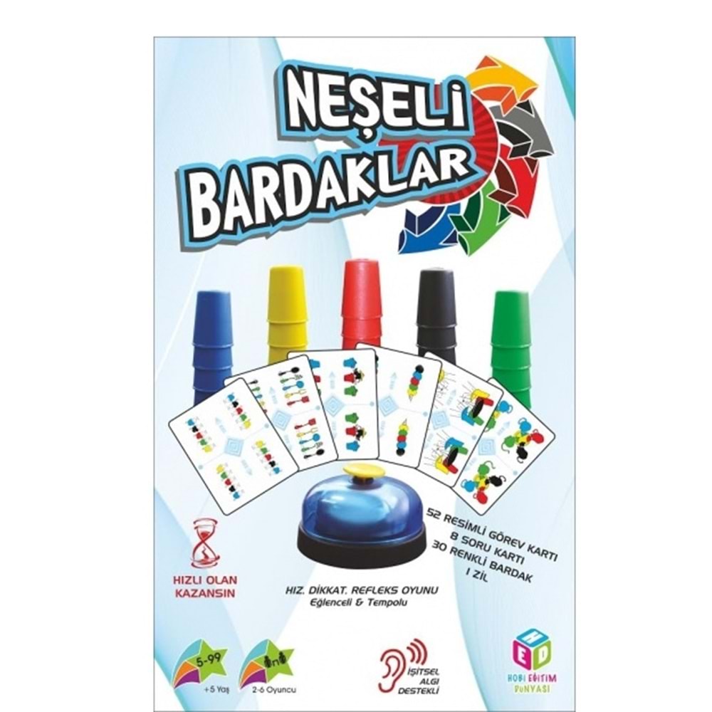 HOBİ HED577 NEŞELİ BARDAKLAR
