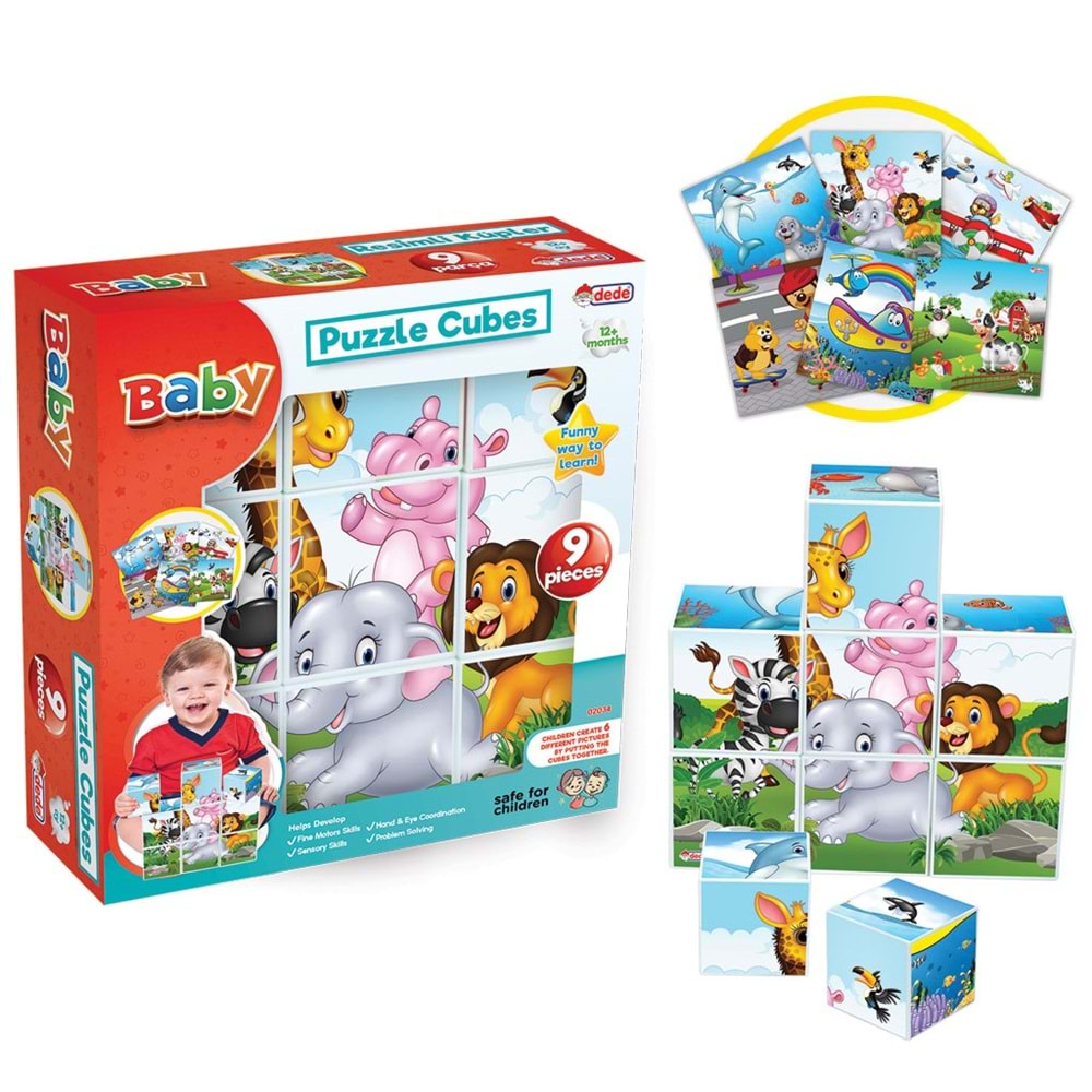 DEDE 02034 9 LU RESİMLİ KÜPLER