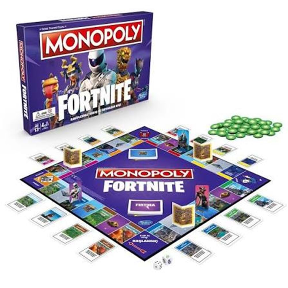 E6603 MONOPOLY FORTNITE/ Hasbro Gaming +8 yaş