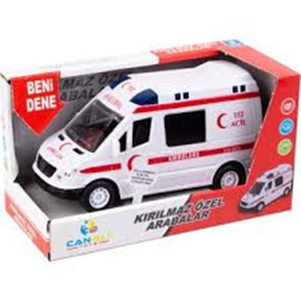 CANALİ 9999 KIRILMAZ PİLLİ MÜZİKLİ AMBÜLANS