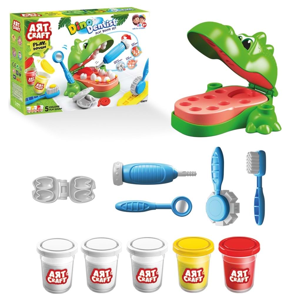 DEDE 03677 DİNO DİŞCİ SETİ