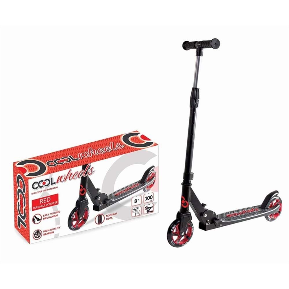FURKAN 58376 COOL WHEELS 8+ KATLANIR SCOOTER KIRMIZI