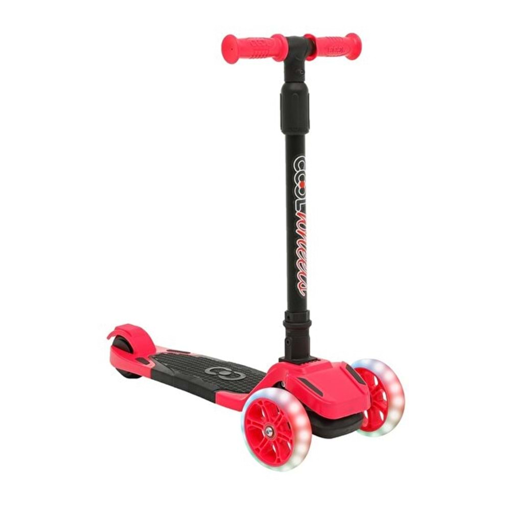 FURKAN 59342 COOL WHEELS TULPAR PEMBE IŞIKLI KATLANIR SCOOTER