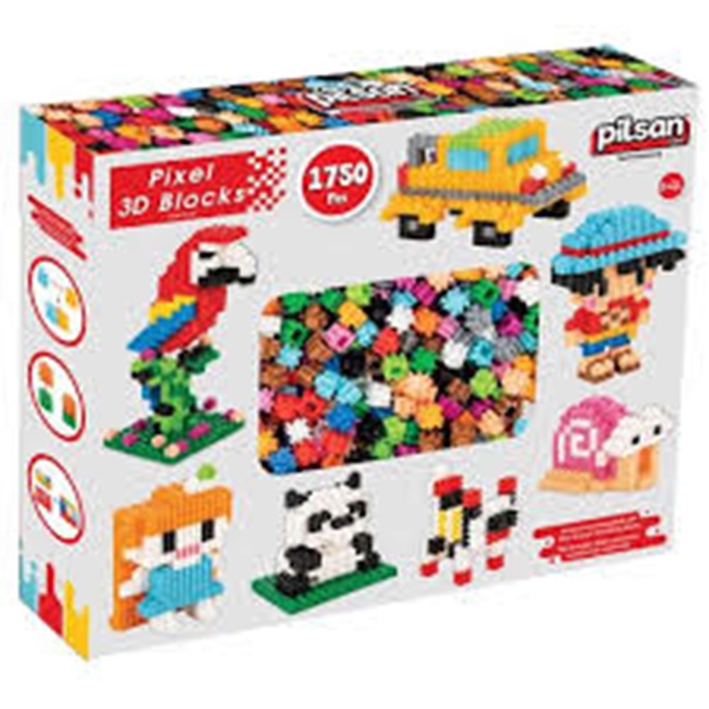 PİLSAN 03 616 PIXEL 3D BLOKLAR 1750 PARÇA
