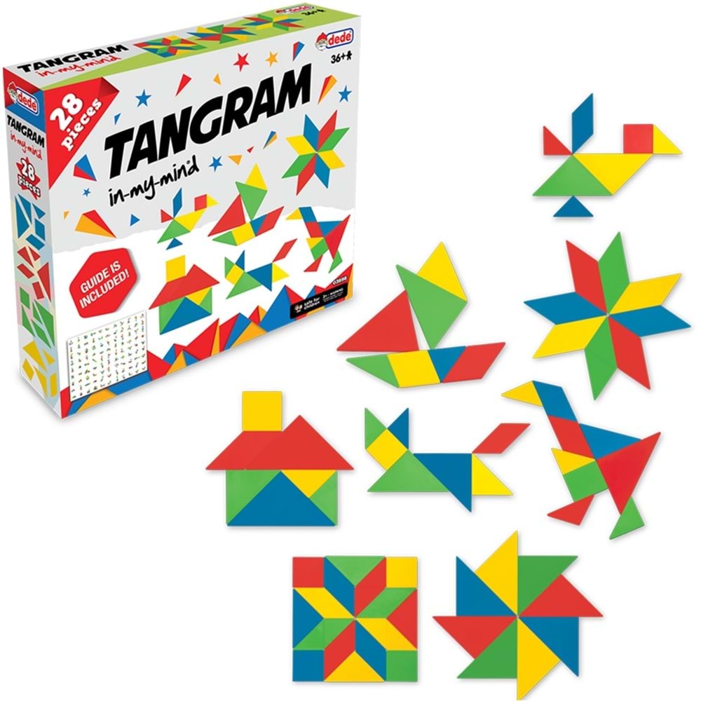 DEDE 03698 28 PARÇA TANGRAM