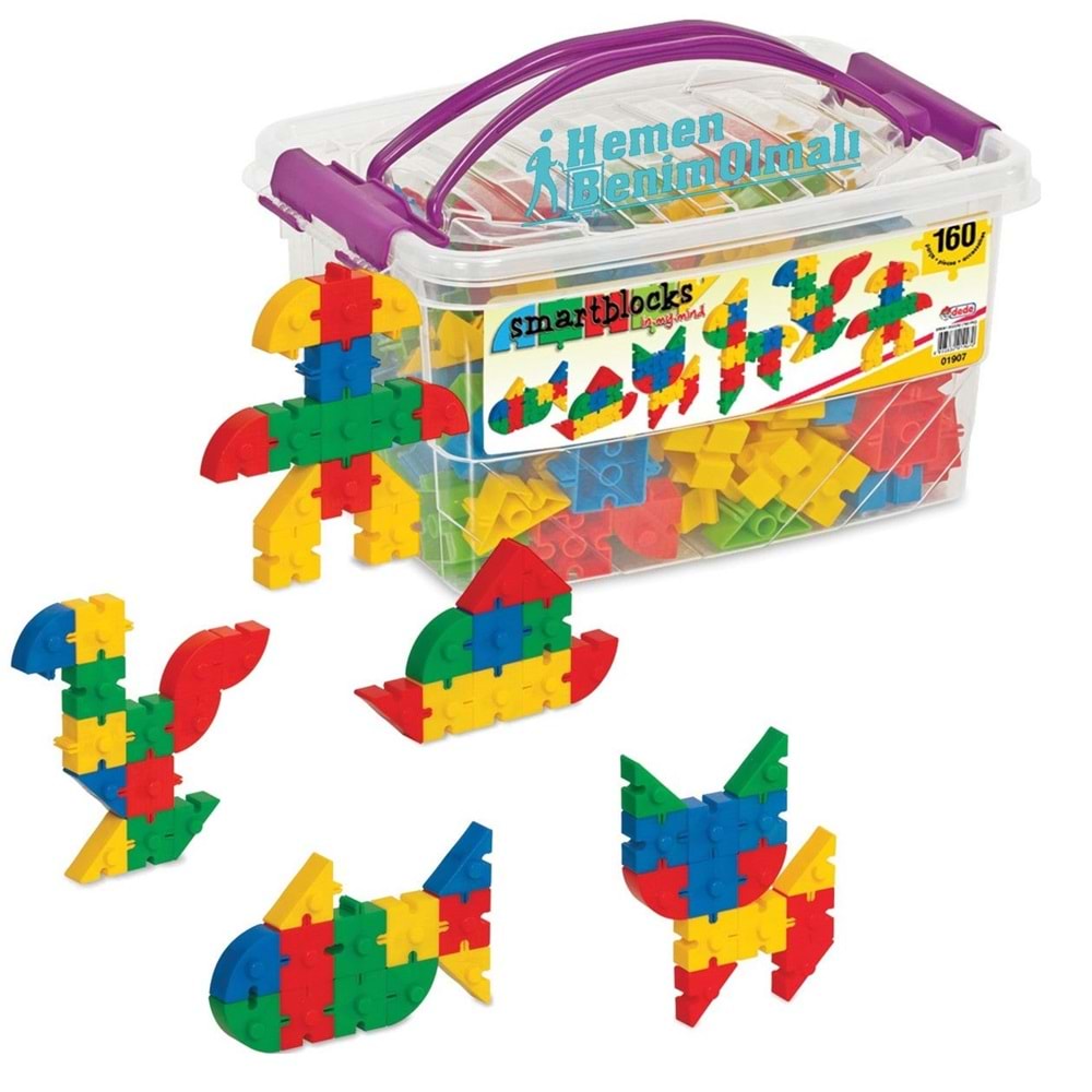 DEDE 01907 SMART BLOK 160 PÇS