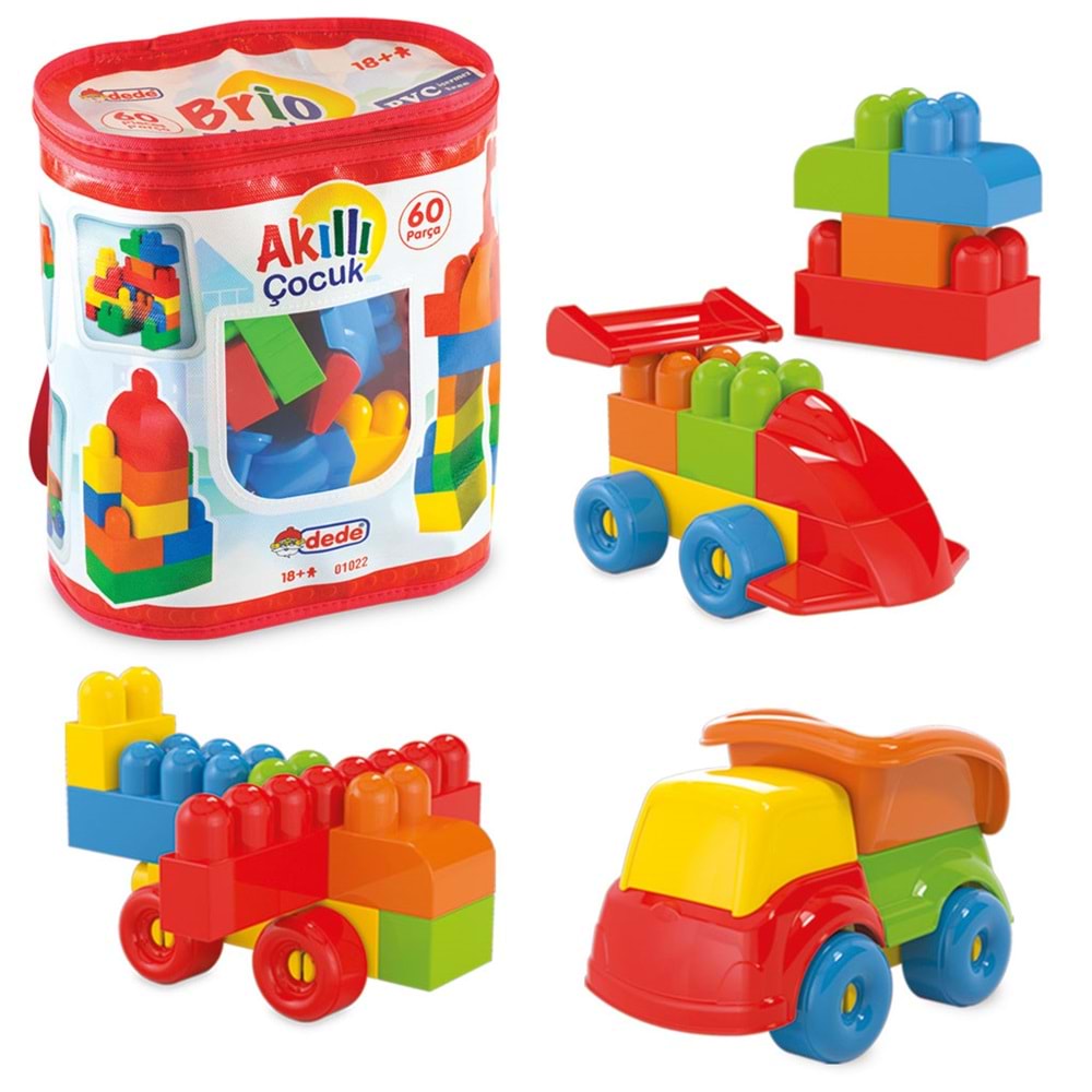 DEDE 01022 AKILLI COCUK 60 PARÇA