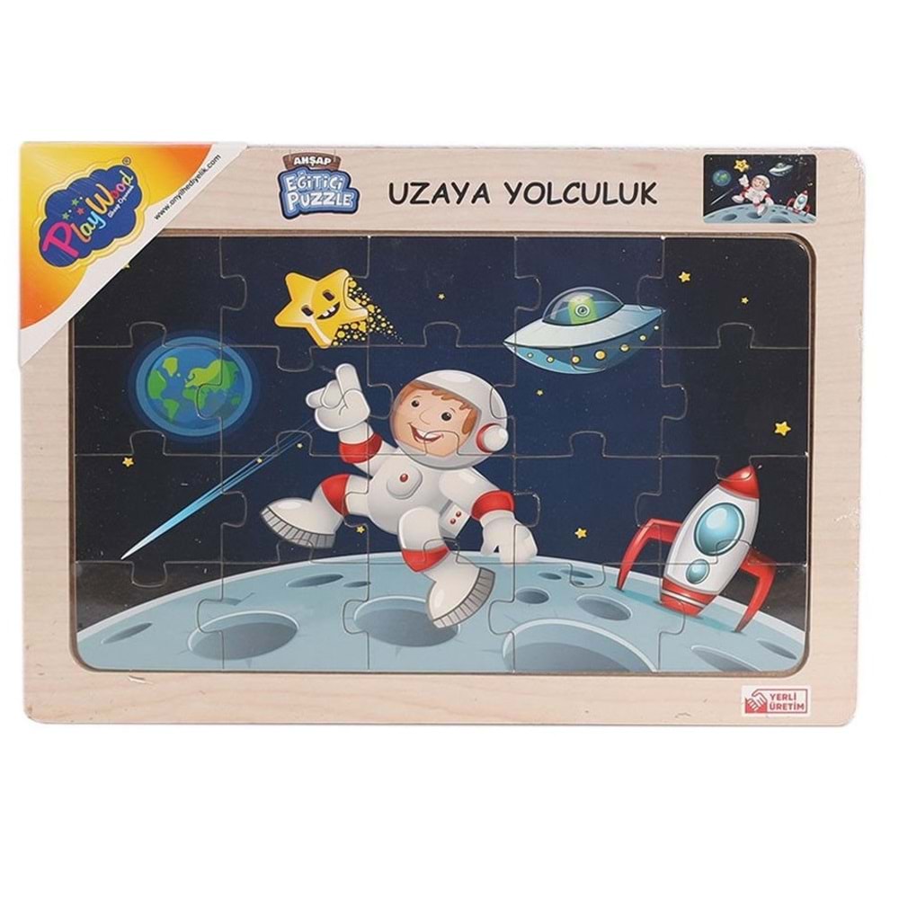 ONY 77/78/79/80AHŞAP EĞİTİCİ PUZZLE / UZAYA YOLCULUK