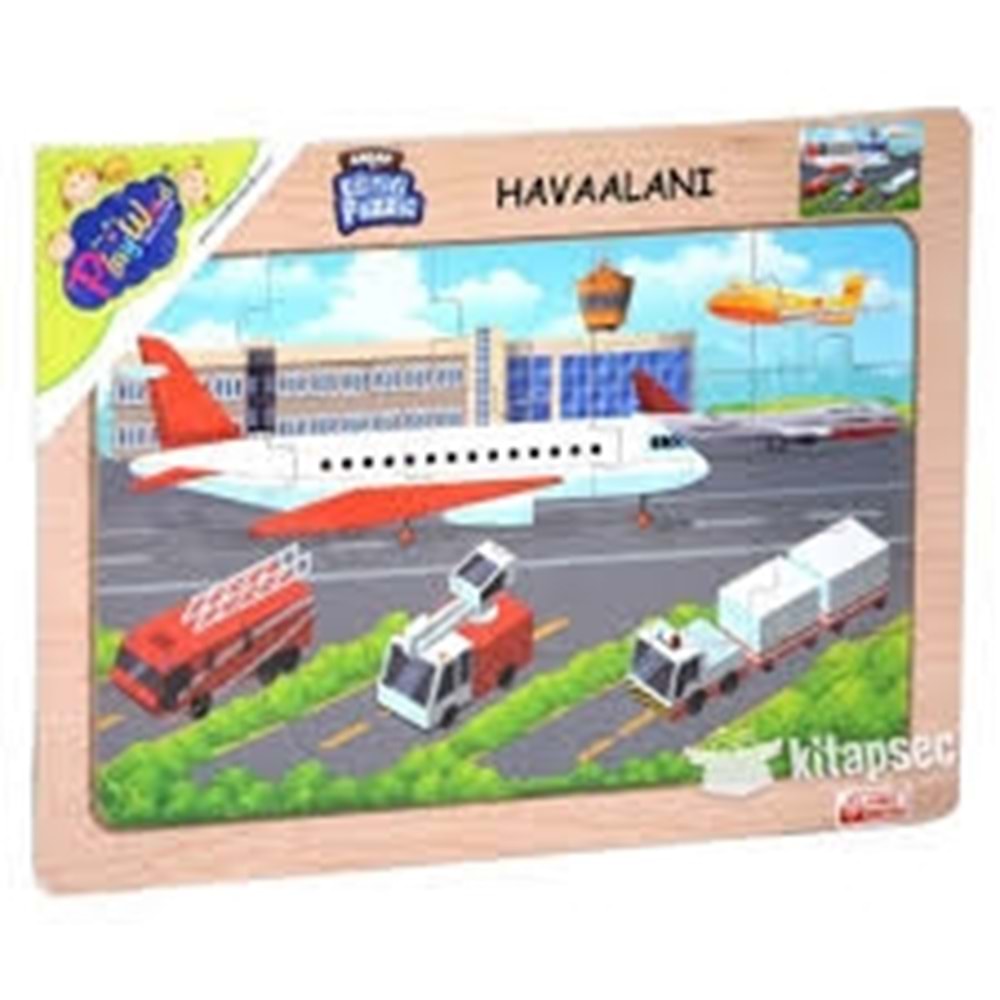 ONY 233/234/235/236 AHŞAP EĞİTİCİ PUZZLE / HAVAALANI