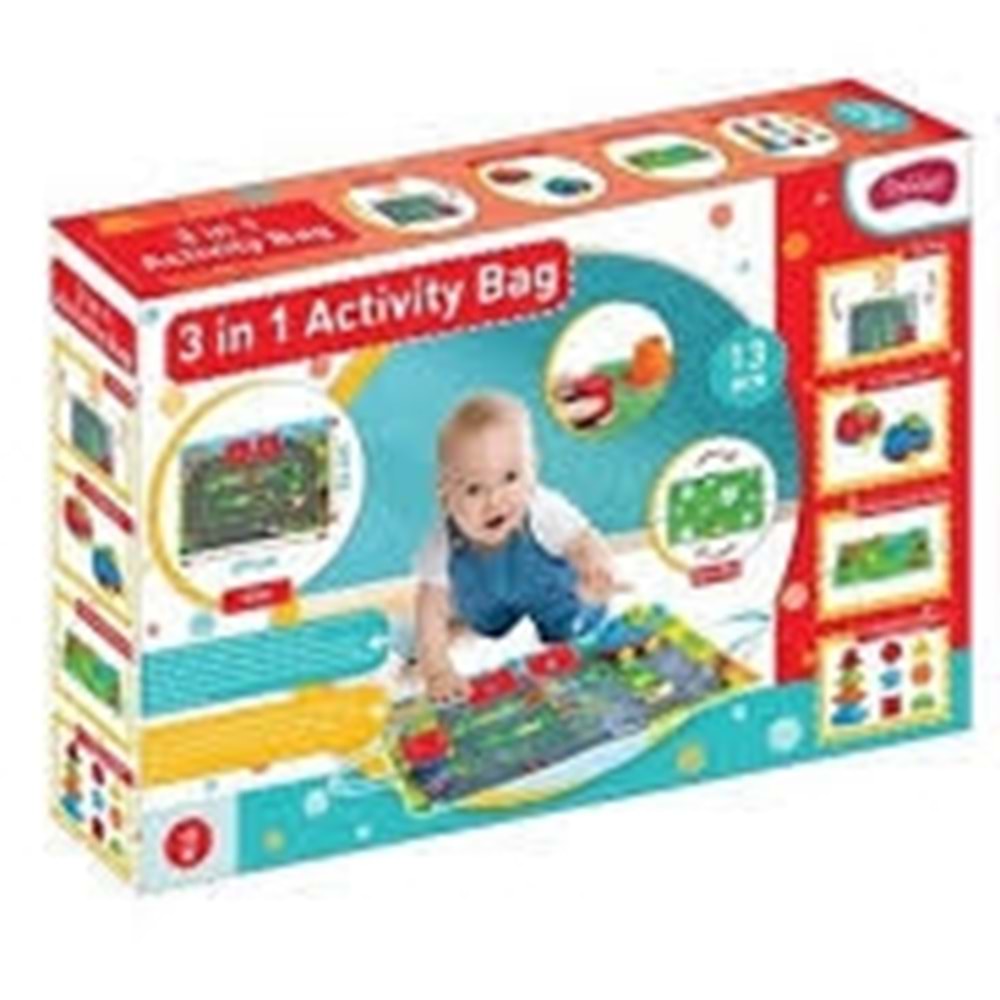 FURKAN 59106 BABIES 3 IN 1 AKTİVİTE ÇANTASI