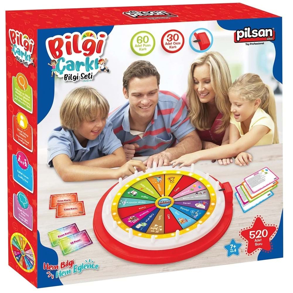 PİLSAN 03 701 BİLGİ ÇARKI BİLGİ SETİ