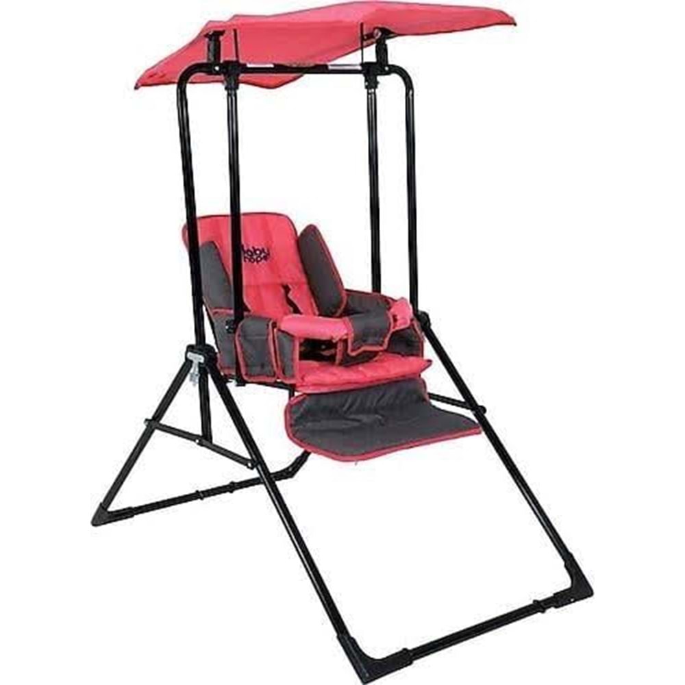 BABYHOPE 805 BABY SWING SALICAK (Kırmızı Gri)