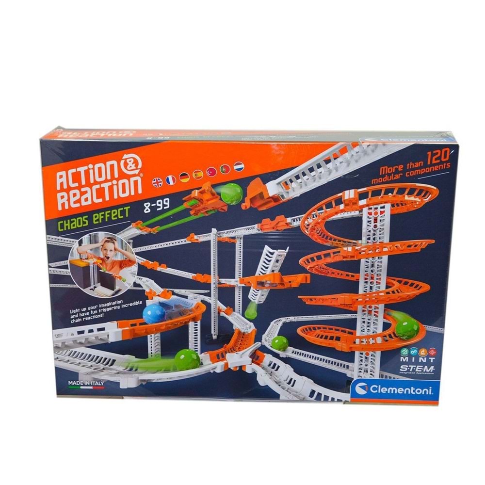 CLEMENTONİ 059304 Action and Reaction -Parıltı Etkisi - Ek Paket +8 yaş