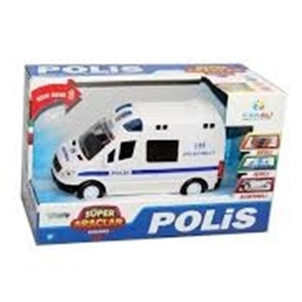 CANALİ E-89-2689A PİLLİ IŞIKLI POLİS ARABASI
