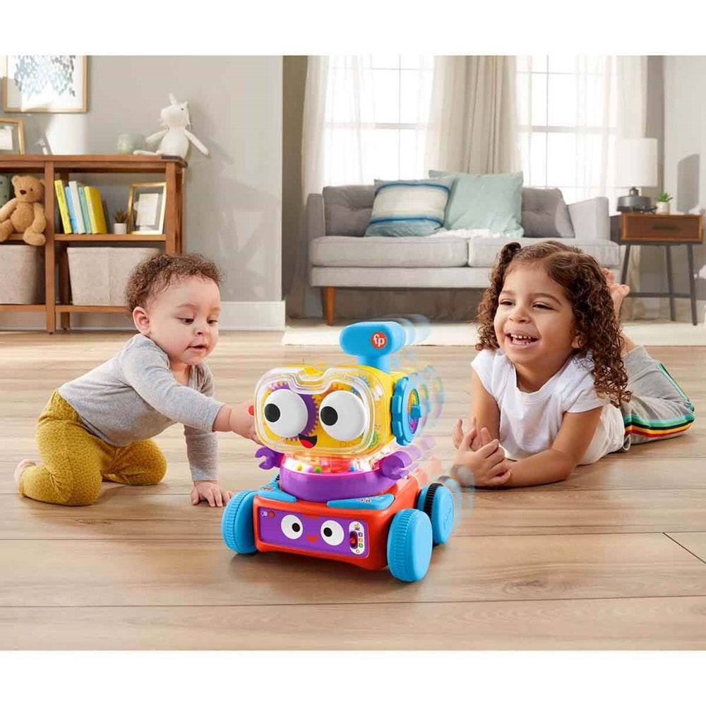 HCK43 FP 4ü1 Arada EğlenceliRobot / Türkçe-İngilizc