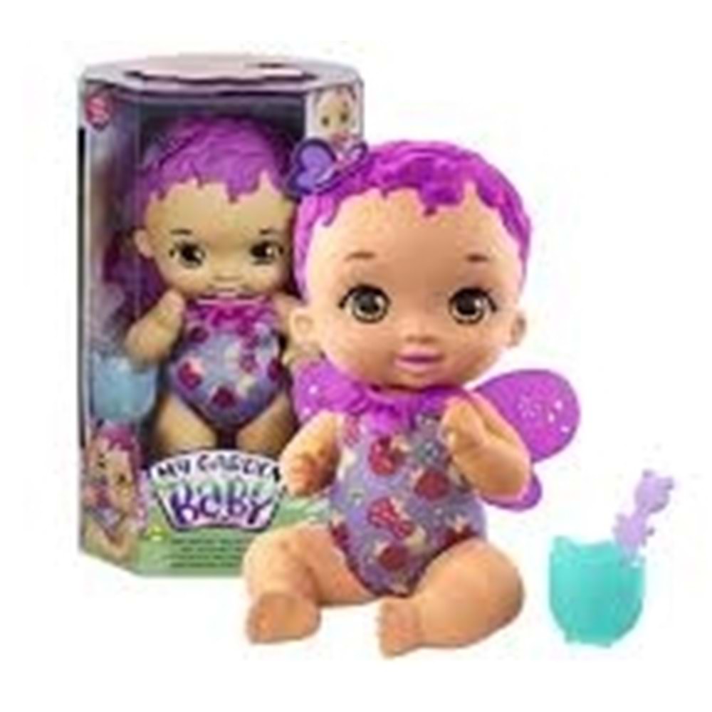 GYP00 Kelebek Bebeğimin YemekZamanı Mor Saçlı Bebek, MyGarden Baby