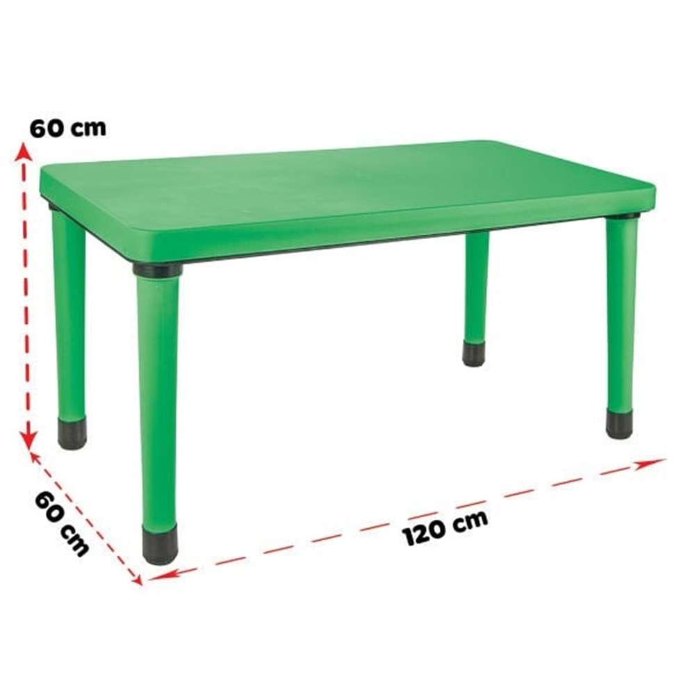 PİLSAN 03 491 HAPPY MASA 60X120(KOYU YEŞİL)