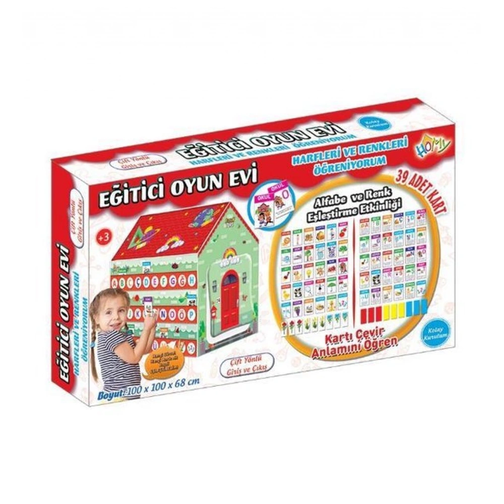 FURKAN 59625 EĞTİCİ OYUN EV SETİ OYUN ÇADIRI