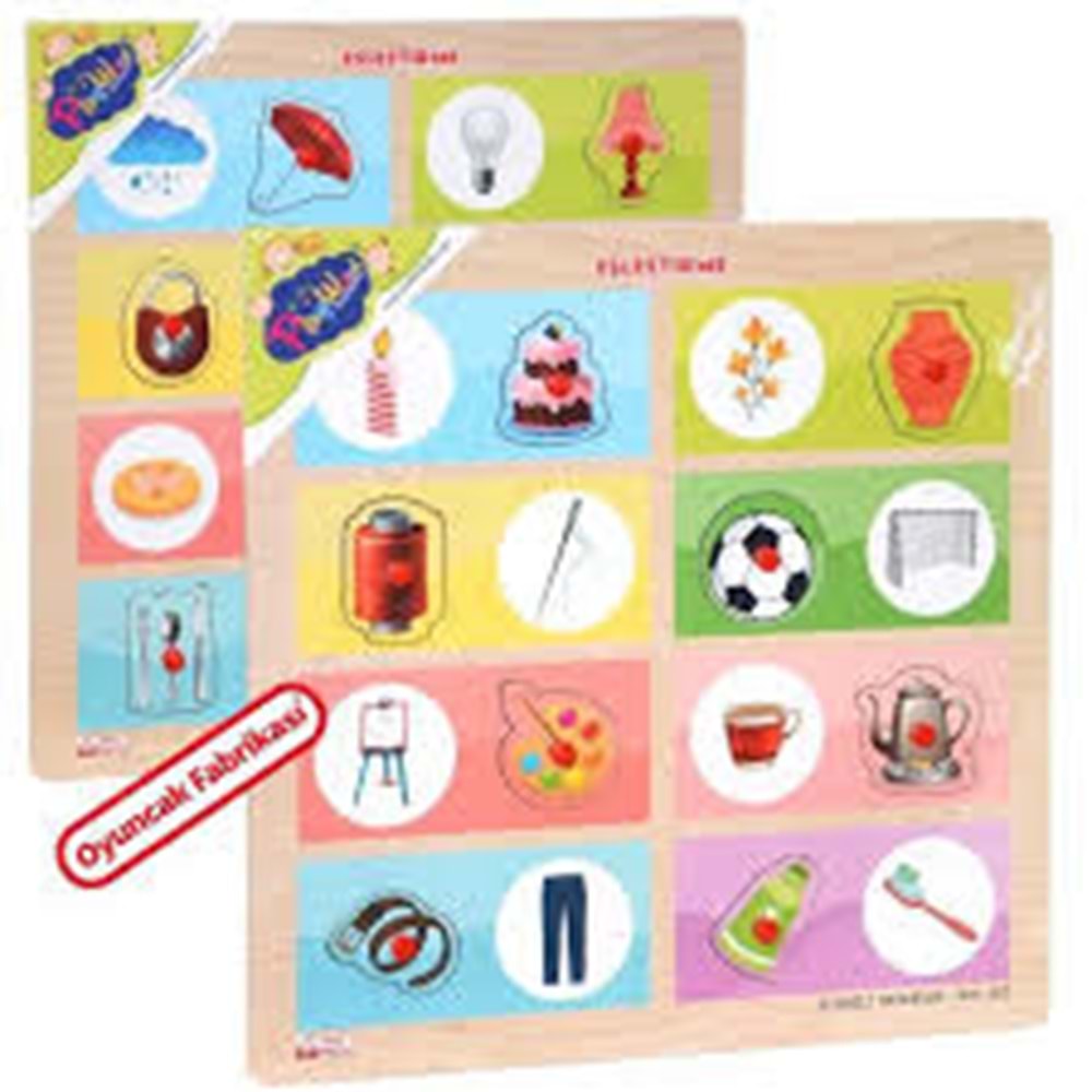 ONY-369/370 AHŞAP TUTMALI EŞLEŞTİRME İLİŞKİLİ NESNELER