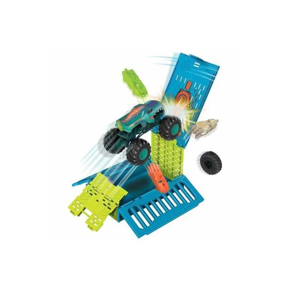 DİCKİE HNC29 Hot Wheels Monster Trucks 1:24 Mega Wrexin Ç