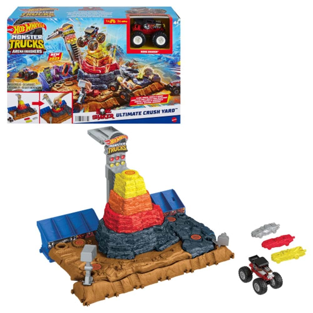 HNB96 Hot Wheels Monster Trucks Muhteşem Çarpışma