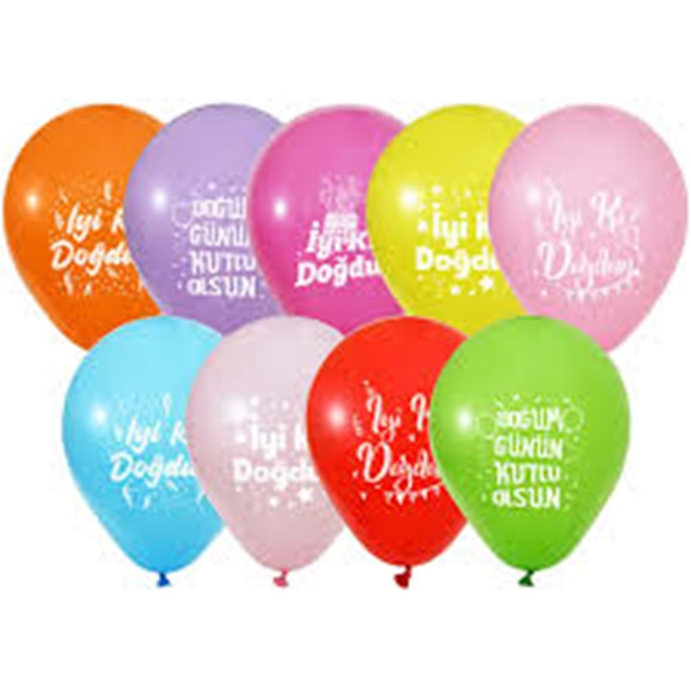 BLN BMB1112THB7818 HAPPY BIRTHDAY BASKILI 12