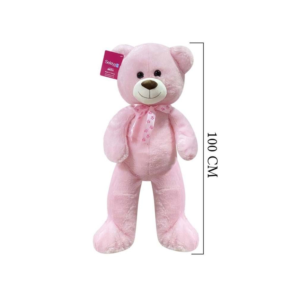 SELAY 1192 PUFFY SALAŞ AYI 100 CM PEMBE