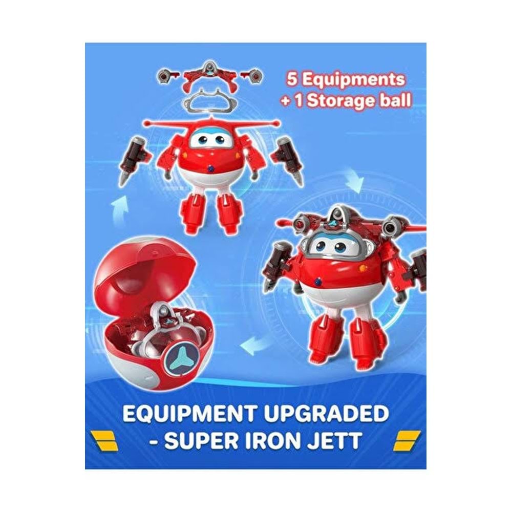 MEGA 010101AUL60963 HARİKA KANATLAR DÖNÜŞEN JETT & SUPER BALL- ÇELİK