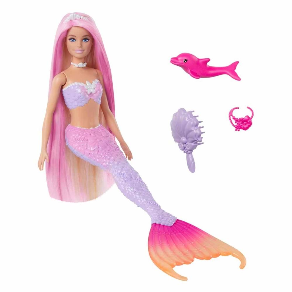 MATTEL HRP97 Barbie Renk Değiştiren Deniz Kızı ve Aksesua
