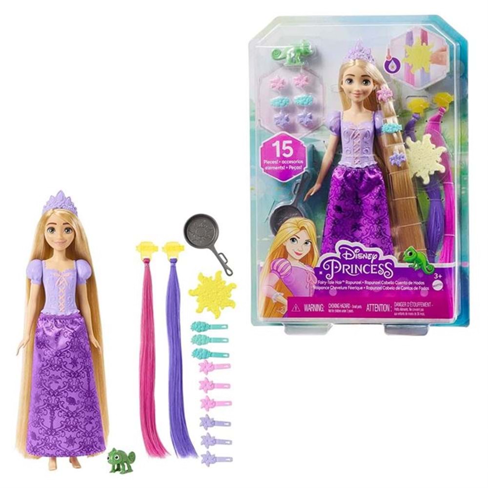 HLW18 Disney Prenses Renk Değiştiren Sihirli Saçlı