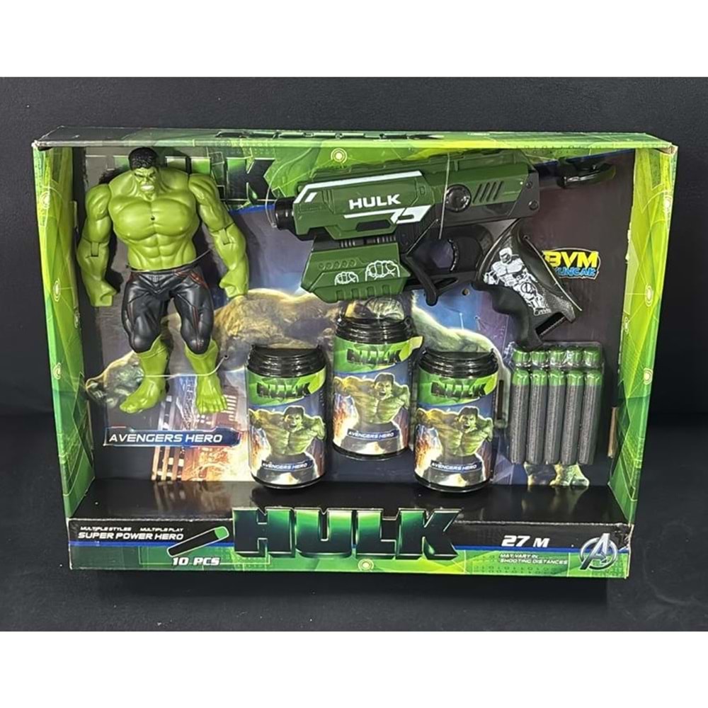 PRESTİJ 9519 HEDEFLİ HULK KAREKTERLİ NÖRF TABANCA