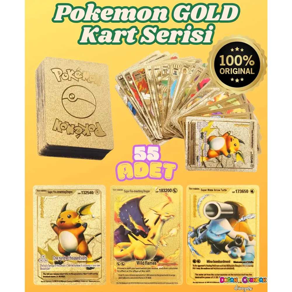 MİNA YJ55 POKEMON ALTIN KART