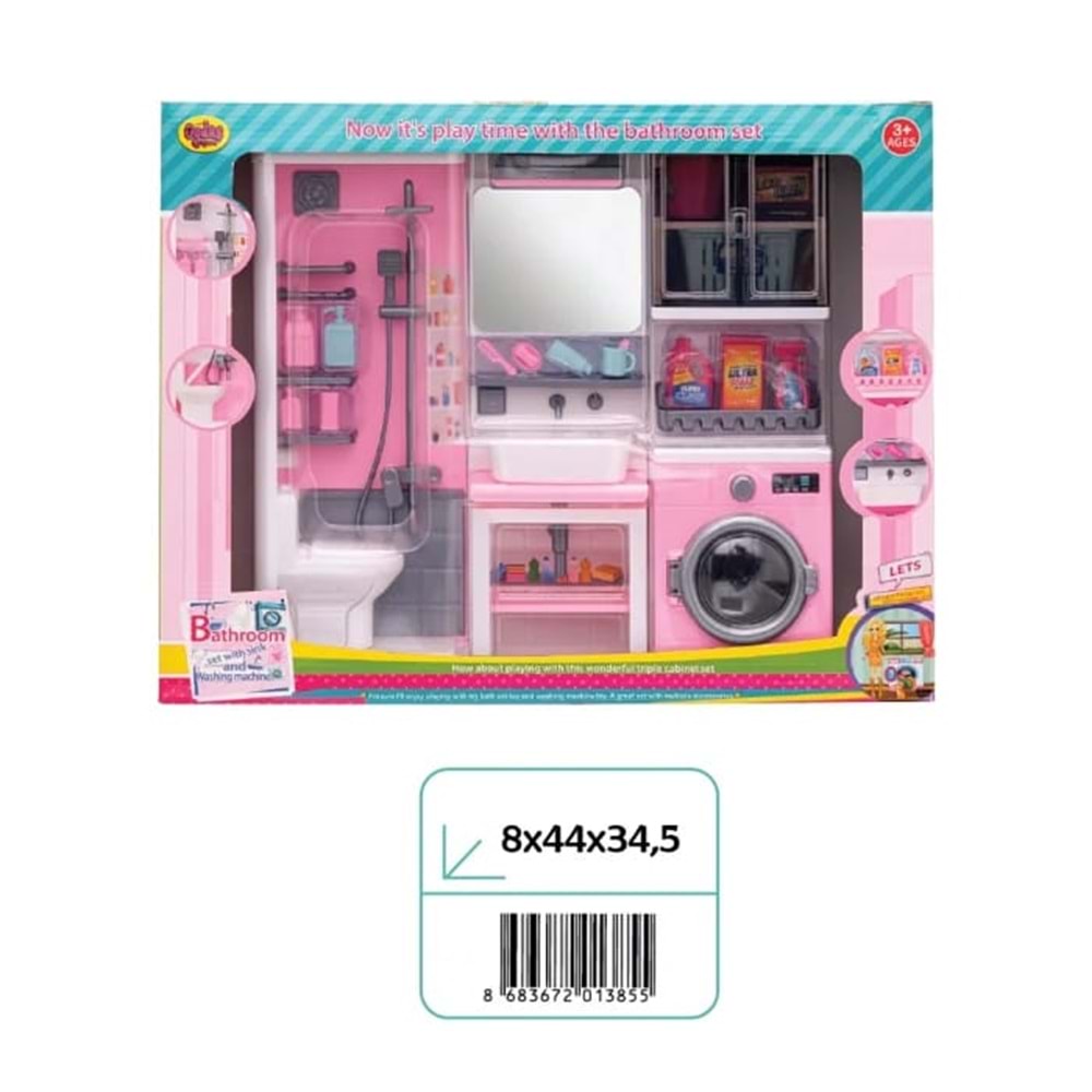 OYDAŞ 02385 KUTUDA 3 LÜ YENİ BANYO SETİ