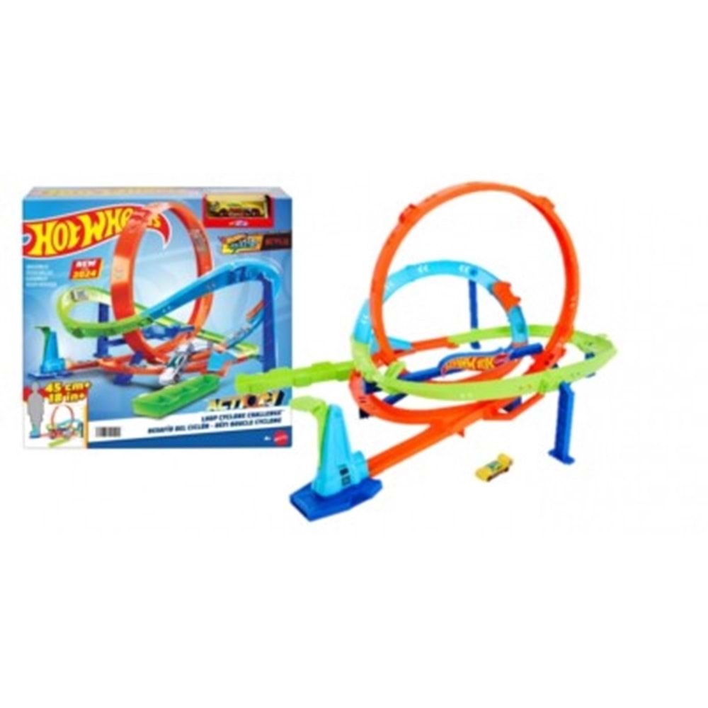 HTK16 Hot Wheels BumerangÇemberli Yarış Pisti