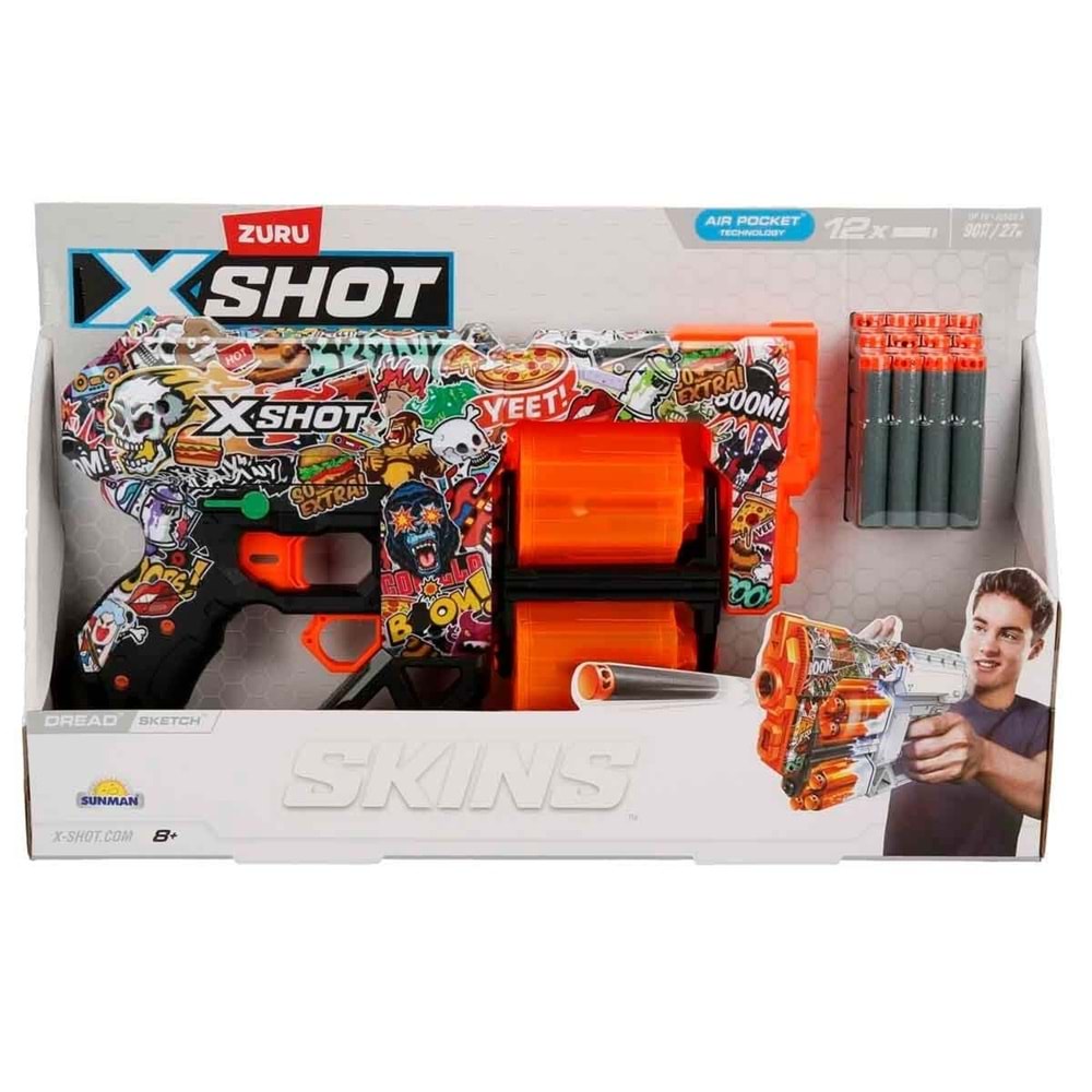 36517 SUN-ZU-X-SHOT SİLAH SÜNGER ATAN SKINS DREAD
