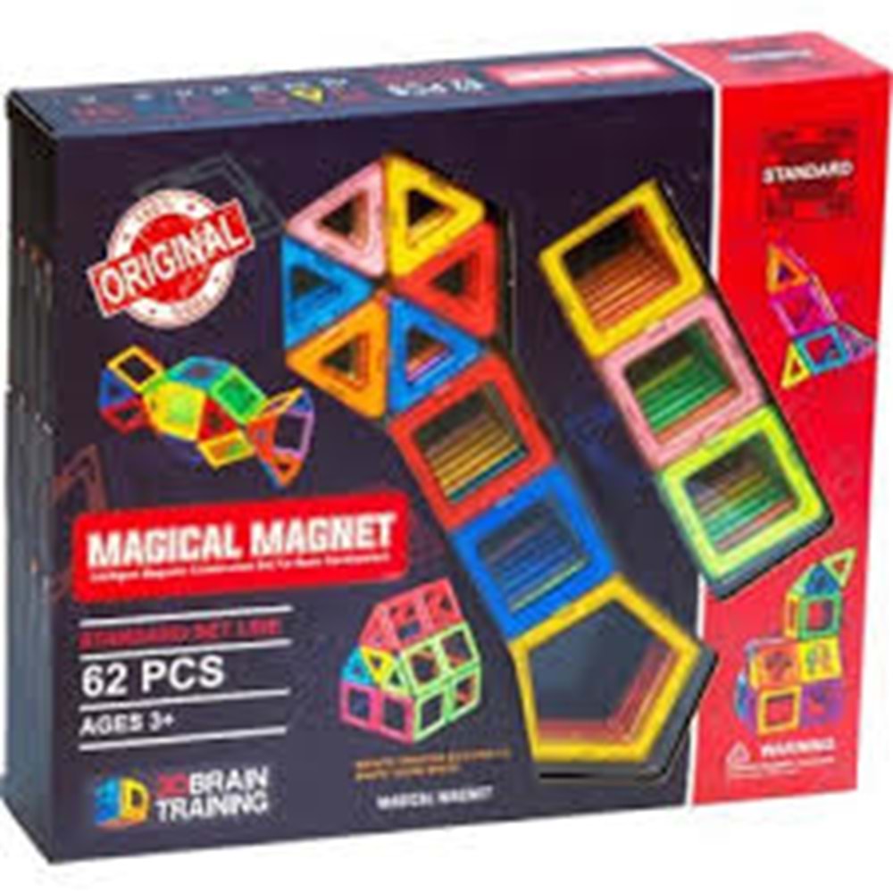 BAŞELMAGİCAL MAGNET 62 PARÇA