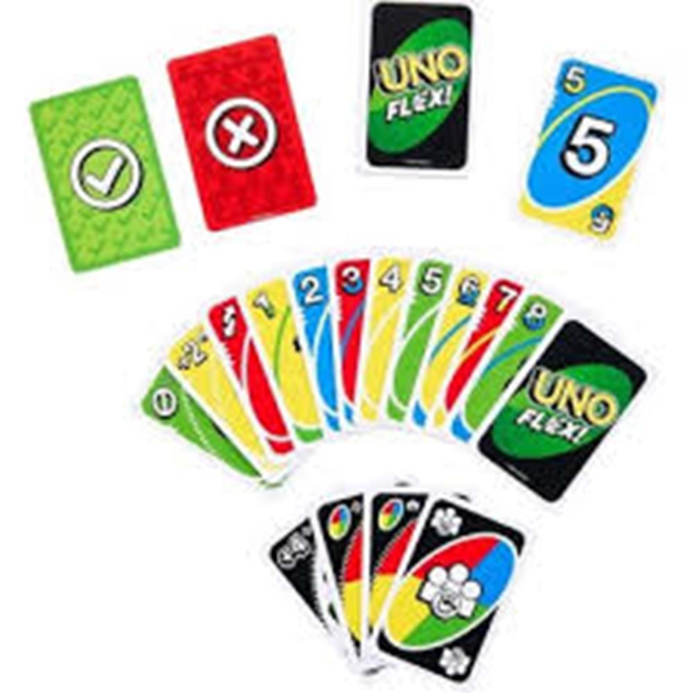 MATTEL HMY99 UNO Flex Kartlar +7 yaş
