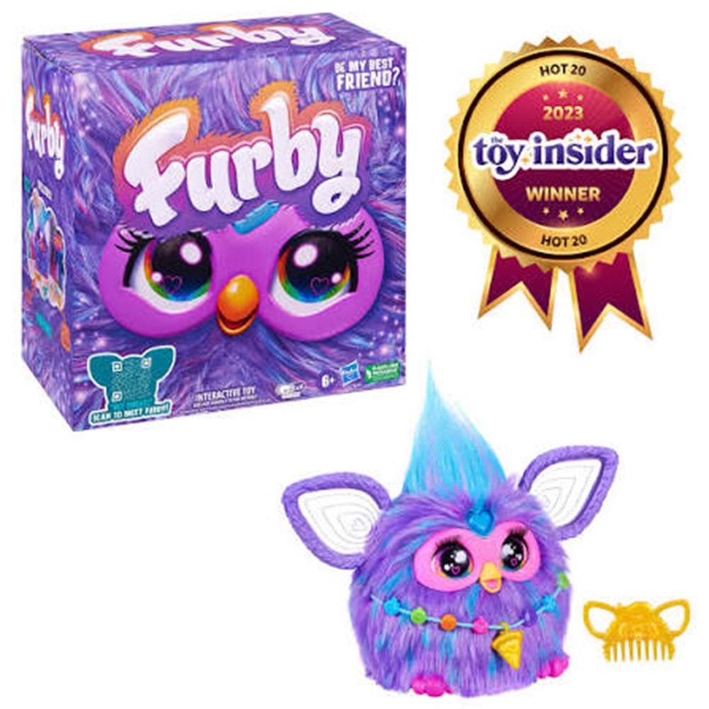 F6743 Furby Mor İnteraktif Peluş