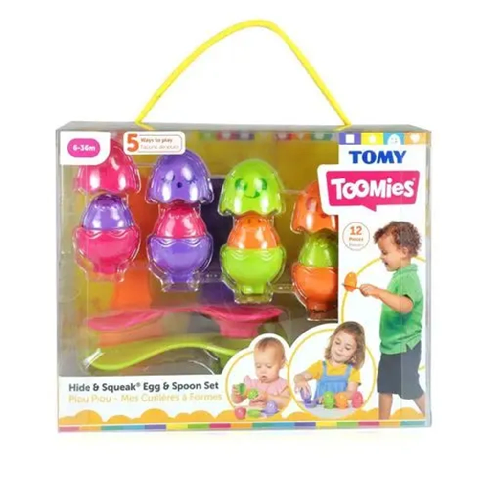 TOMY 73082 SaklambaçlıYumurtalar Kaşık Seti 6-36 ay
