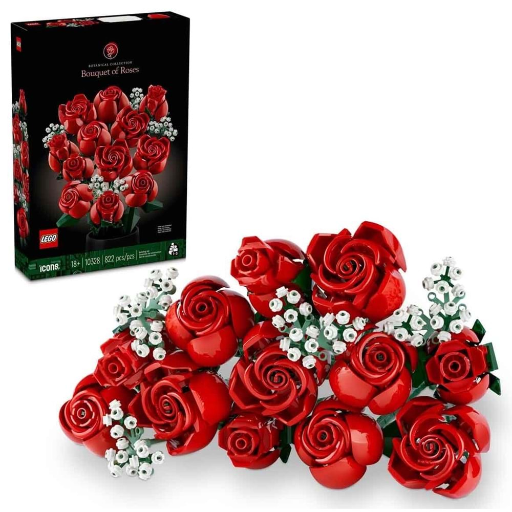 LEGO 10328 icons Gül Buketi 822 parça+18yaş