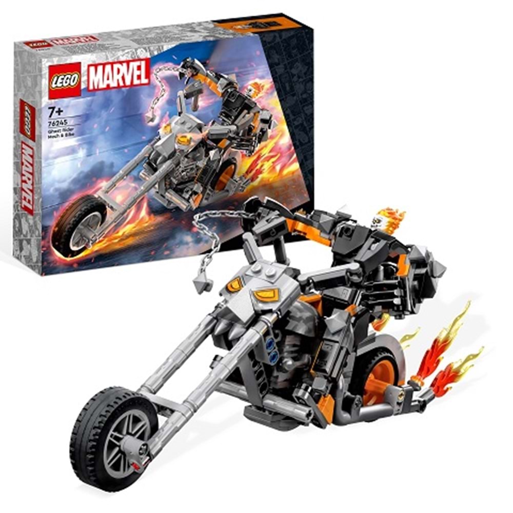 LEGO 76245 Marvel Ghost Rider Robotuve Motosikleti 264parça+7yaş