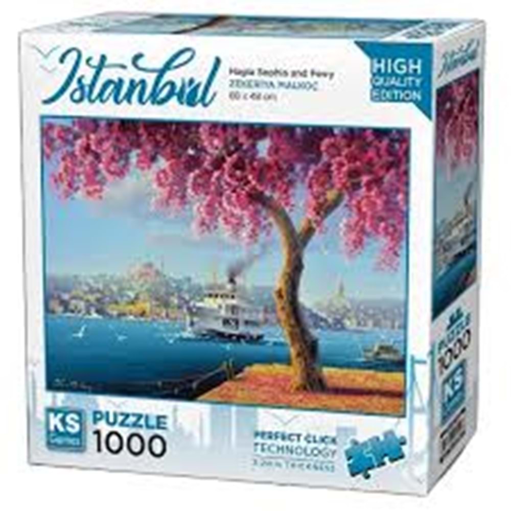KS 20744 1000 PÇS Hagia Sophia and Ferry 48X68