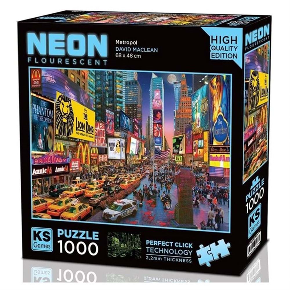 KS 20766 1000 pçs (Neon)Metropol