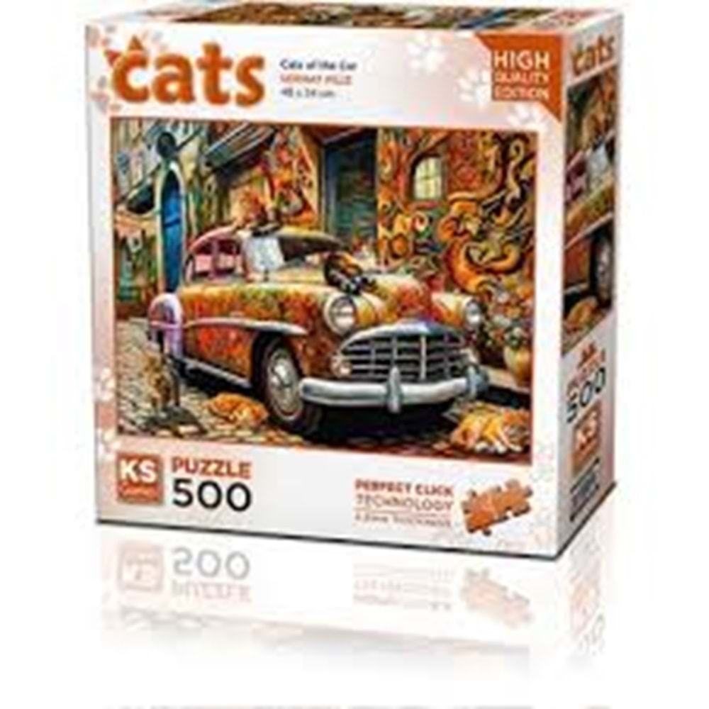 KS 20073 500 pçs Cats Of The Car