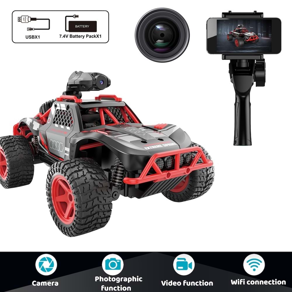 VARDEM SYR-666-764WA UK FF ŞARJLI2 4G KAMERALI OFF ROADARABA