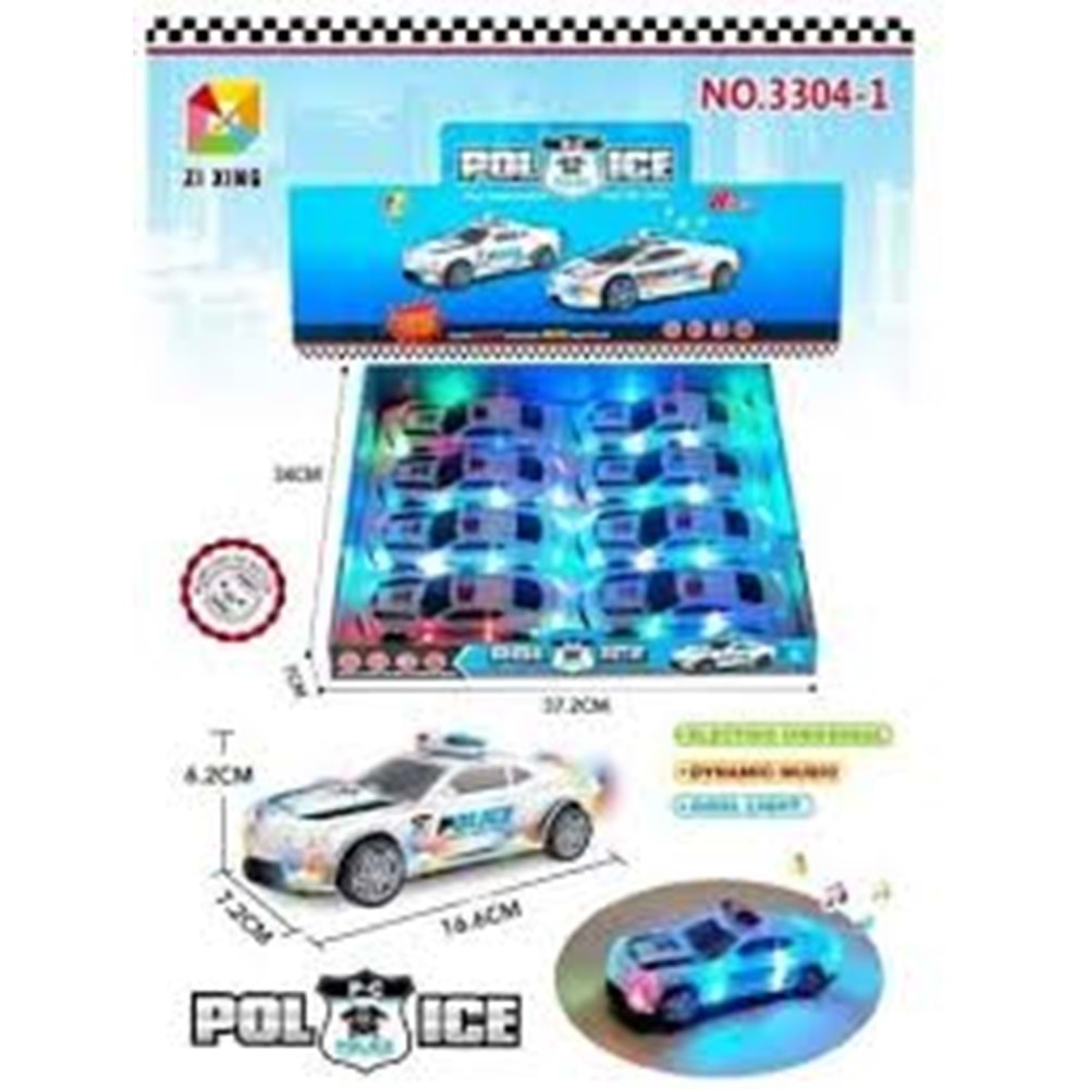 CANALİ İ-3304-1 PİLLİ ÇARP DÖN POLİS ARABA