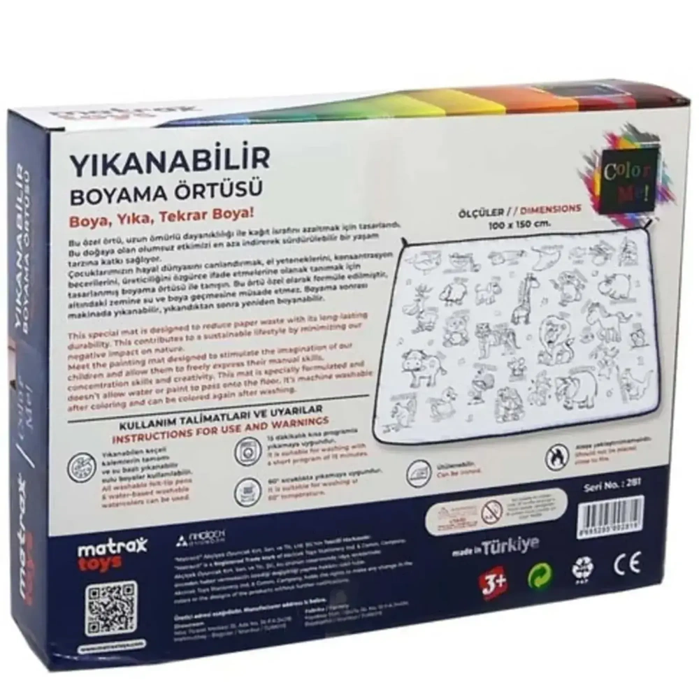MATRAX 281 YIKANABİLİR BOYAMA ÖRTÜSÜ