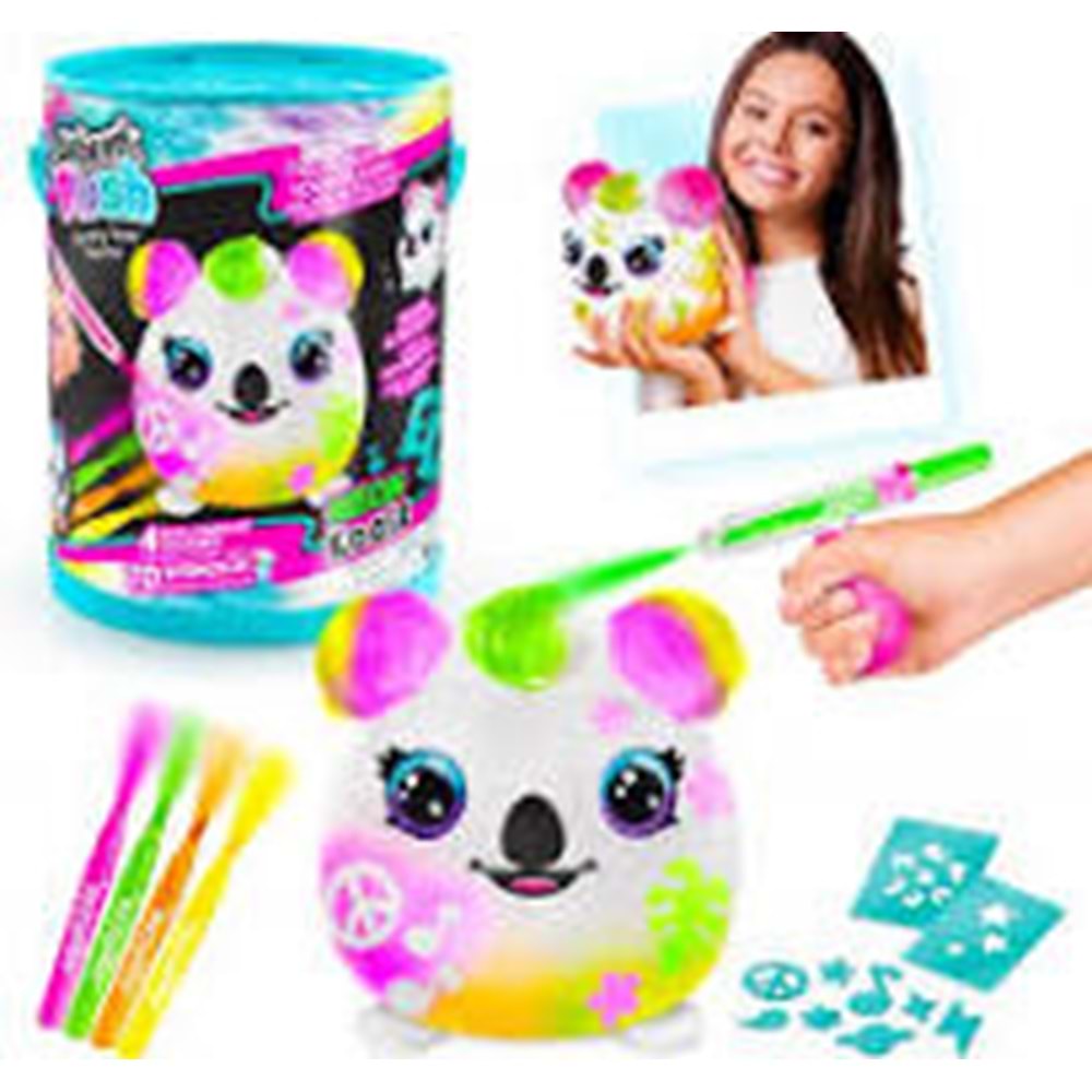 MEGA 150165CNLIR022 AİRBRUSH Neon Squish Pals Boya Kutusu