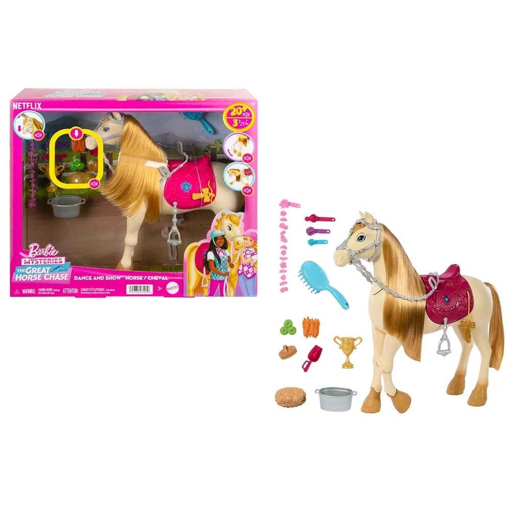 MATEL HXJ42 Barbie ve Dansçı Atı ­Barbie Mysteries: The GreatHorse Chase