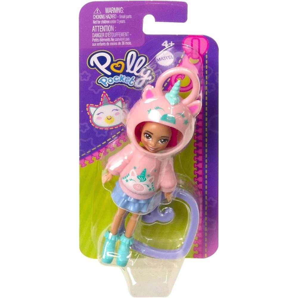 MATTEL HKV98 Polly Pocket Kapüşonlu Bebekler